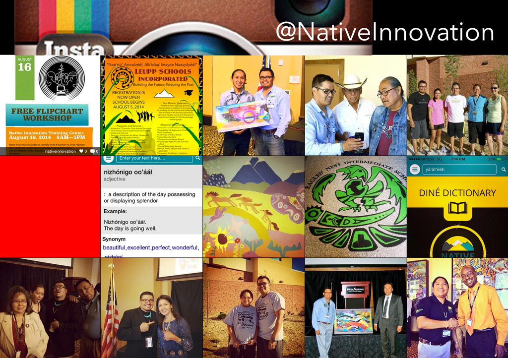 Follow our hashtags #NativeInnovate #learnNavajo #NavajoKeyboard #NavajoDictionary